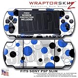 Lots of Dots Blue on White WraptorSkinz Skin and Screen Protector Kit fits  ....