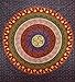 Sunshine Joy Circle Of Flowers Barhmeri Indian Tapestry - Beach Sheet - Hanging Wall Art (85X100 inches)