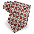 Flower Petal Tie by Brent Morgan Trend - Teal Silk