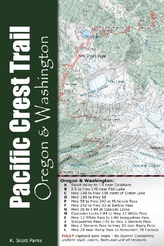 Pacific Crest Trail Pocket Maps - Oregon & Washington