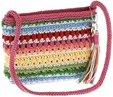 The SAK Janet Stripe Mini Demi Shoulder Bag
