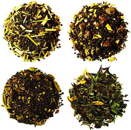 Chai Tea Sampler 4 Tins (approx. 5-7 servings each)