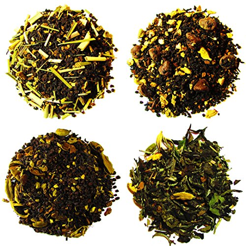 Chai Tea Sampler 4 Tins (approx. 5-7 servings each)