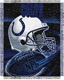 INDIANAPOLIS COLTS 48"x 60" Triple Woven Jacquard KNIT THROW BLANKET