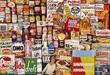 Gibsons 1960s Shopping Basket Jigsaw Puzzle In A Tin (250pieces)