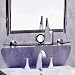 Ginger Chrome/Cobalt Blue Synchro 24" Shelf