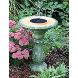 Echo Valley Firenze Solar Birdbath Fountain by Echo Valley