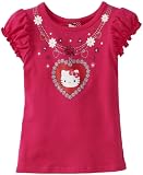 Hello Kitty Girls 2-6X Puff Sleeve Neck Tee