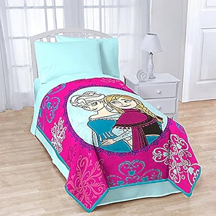 Frozen Anna and Elsa &quot;Snowflake&quot; Fleece Blanket by Disney
