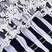 Goodtrade8 Gotd Baby Girls Sunsuit Outfit Stripe Backless Dress + Brief Infant Clothes (18M, Navy)
