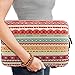 Kamor® 15 15.4 inch MacBook Pro Bohemian Style Canvas Fabric Sleeve Case Cover Shell with bonus adapter bag, superior Protection Laptop Sleeve Case Bag / Notebook Computer Case(Lantern Red&beige)