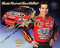AUTOGRAPHED 2007 Jeff Gordon #24 DuPont Racing 75th Anniversary (Hendrick) Signed NASCAR 8X10 Photo Hero Card with COA