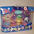 Littlest Pet Shop Sassiest Series 3 Pack Bobble Head Pet Figure Box Set - TRICKS n' TALENTS SHOW