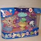 Littlest Pet Shop Sassiest Series 3 Pack Bobble Head Pet Figure Box Set - TRICKS n' TALENTS SHOW