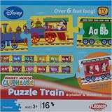 Disney Mickey Mouse Clubhouse Puzzle Train - Alphabet and Numbers
