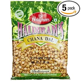 Haldiram Chana Dal, 7.06-Ounce Pouch (Pack of 5)