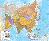 Asia Laminated Wall Map