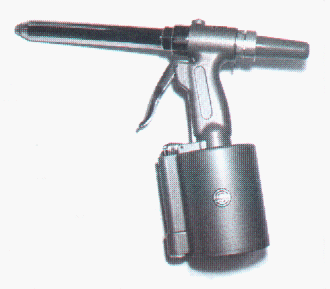 Taylor Pneumatic: 1/4 Heavy Duty Long Nose Riveter: Forces: 3500 lbs. Air Inlet: 1/4 NPT. 90PSI