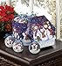 Home Locomotion Wintery Night Snowman Ornament Set