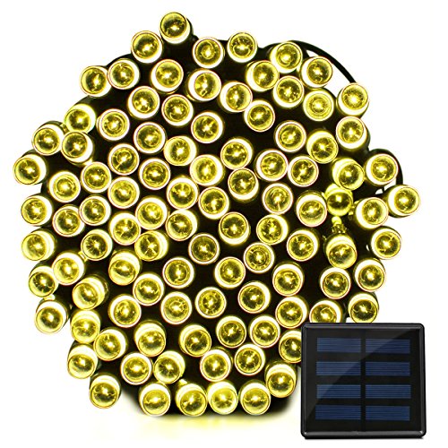Vmanoo solar christmas lights 72ft 22m 200 led 8 modes solar fair…
