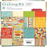 Cosmo Cricket Snorkel Scrapbook Paper Crafting Kit, 12-Inch-by-12-Inch