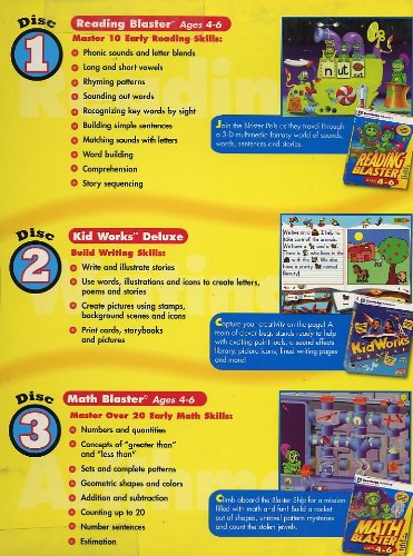 Blaster learning system 3r's (Reading, Writing, Arithmetic) - Ages 9-12 (PC/Mac)