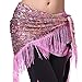 ZLTdream Women's Belly Dance Hip Scarf with Tassel