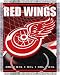 DETROIT RED WINGS 48x 60 Triple Woven Jacquard KNIT THROW BLANKET