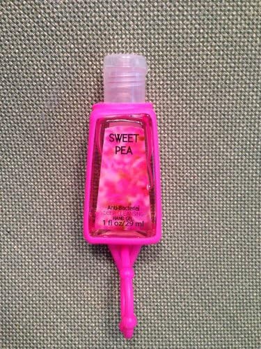 Sweet Pea Antibacterial Hand Gel Sanitizer 1 Fl Oz/29 Ml with Holder Case-pckg. of 5