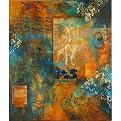 World Language Canvas by Cheryl Holz - 9x11"