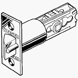 Weiser Lock A52460D-4 Adjustable Deadlocking Square Face Latch