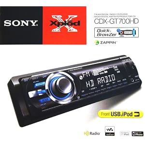 Sony CDX-GT700HD In-Dash CD AM/FM Receiver