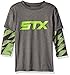 STX Boys' Interlock Branded T-Shirt with Hang Down Thermal Sleeves