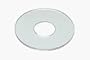 CRL 1/2" O.D. Clear Vinyl Replacement Washer with Large Hole