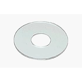 CRL 1/2" O.D. Clear Vinyl Replacement Washer with Large Hole