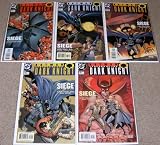Review DC Comics  / Batman Legends of the Dark Knight Siege #1, 2, 3, 4 and 5. (Issues #132, 133, 134, 135 and 136.) (The Complete Five Part Limited Series)