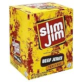 Slim Jim Beef Jerky, Teriyaki, 1.8-Ounce Packages in 6-Count Boxes (Pack of 2)