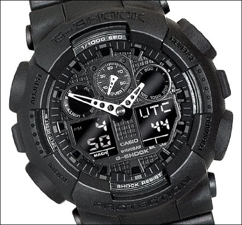 G-Shock Big Combination Military Watch - Matte Black