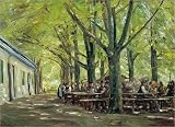 Poster / Kunstdruck Ein ländliche Brasserie, Brannenburg, Bayern in der Größe (BxH): 40 x 30 cm von Max Liebermann - als hochwertiges Kunstposter auf satiniertem Fotopapier - Plakat als Kunstbild - Bild als loses Blatt