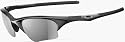Oakley Polarised HALF JACKET XLJ Jet Black/Black Iridium Sunglasses (Jet Black,Black Iridium)