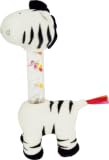 Mary Meyer Brainy Baby Shake N Play Rattle and Plush Toy, Zebra