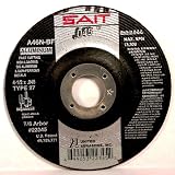 SAIT 22345 Type 27 4-1/2-Inch x .045-Inch x 7/8-Inch 13300 Max RPM A46N - Aluminum T High Speed Cut-Off Wheels - 50 Pack