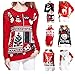 V28®Women Girl Christmas Cute Santa Embroidered Knitted Deer Pullover Sweater Jumper