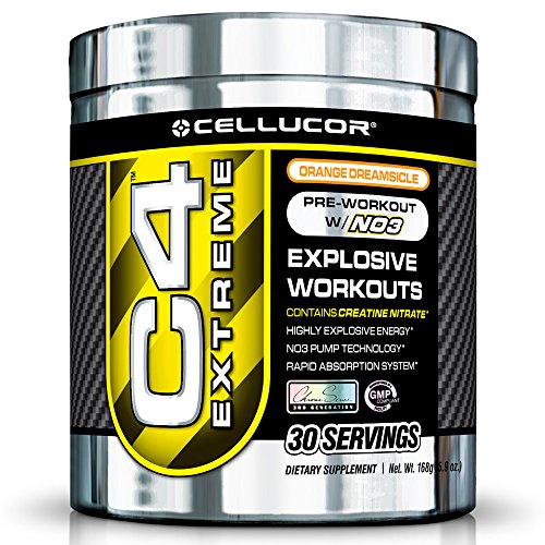 Bodybuilding Supply Store PreWorkout Cellucor C4 Exreme Explosive Energy and Focus Orange