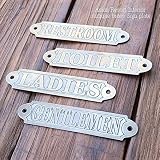MANJA MTMET-149 真鍮 金具（LADIES）【金物 サインプレート 案内板 アンティーク レトロ調 ナチュラル シンプル (レディー/婦人/女性）】