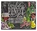CounterArt Chalkboard Wine Glass Cutting Board, 15 x 12 Inches