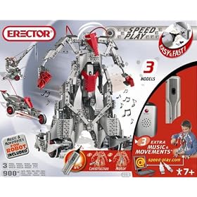 Erector Robot - 4.5V Drill Motor - PC by Erector