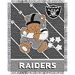 Oakland Raiders NFL Triple Woven Jacquard Throw (Baby Series) (36"x46")