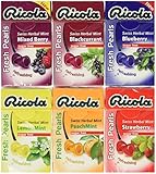 Ricola Swiss Herbal Sugar-free Mint Mix Candy x 6 tastes