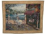 Lakeside Terrace Wall Tapestry (34 in. x 43 in.)